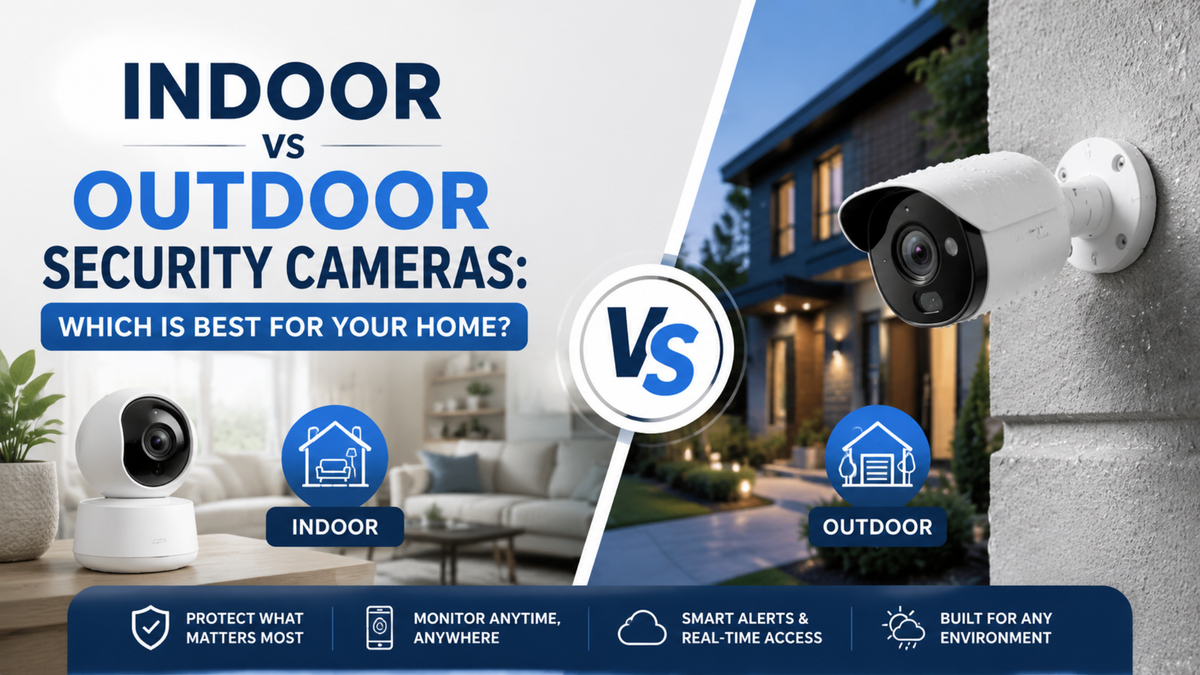 Indoor vs Outdoor Security Cameras: Which Is Best for Your Home?