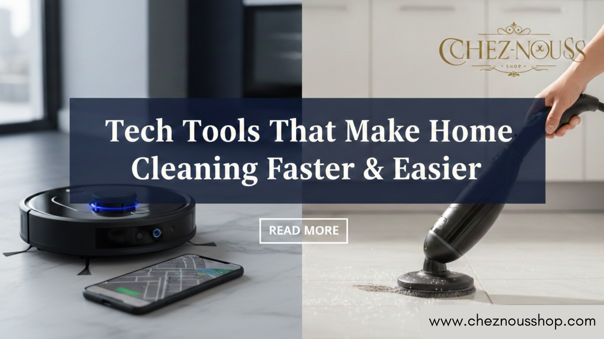Tech Tools That Make Home Cleaning Faster & Easier 