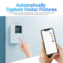 Sonnette de sécurité sans fil intelligente WiFi, interphone, caméra vidéo, sonnette de porte, carillon
