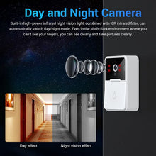 Sonnette de sécurité sans fil intelligente WiFi, interphone, caméra vidéo, sonnette de porte, carillon