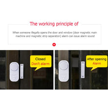 6 PCS WIRELESS Home Fenster Tür Einbrecher Sicherheit ALARM System Magnetische Sensor 