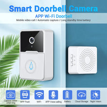 Sonnette de sécurité sans fil intelligente WiFi, interphone, caméra vidéo, sonnette de porte, carillon