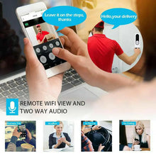 Sonnette WiFi Ring, caméra de sécurité HD 1080P, sans fil, avec carillon