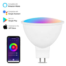 Ampoule LED intelligente MR16 5 W, culot GU5.3 à deux broches, Wi-Fi