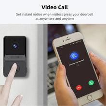 Sonnette intelligente sans fil WiFi, interphone, caméra vidéo, sonnette de porte, carillon de sécurité 