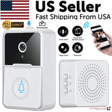 Sonnette de sécurité sans fil intelligente WiFi, interphone, caméra vidéo, sonnette de porte, carillon