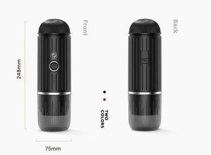 Compact Wireless Capsule Coffee Maker for Car Use
