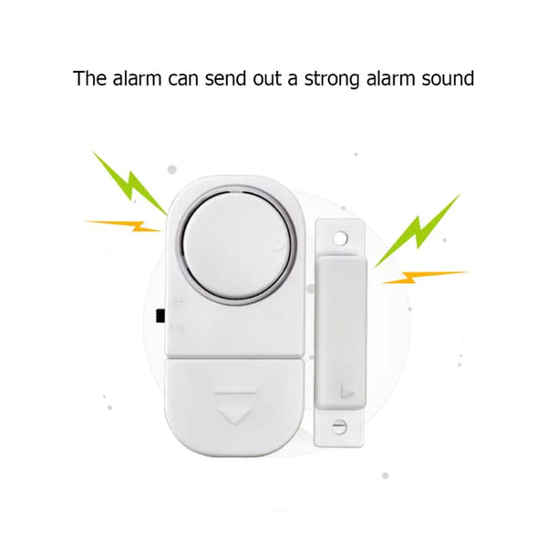 6 PCS WIRELESS Home Fenster Tür Einbrecher Sicherheit ALARM System Magnetische Sensor 
