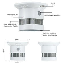 Wireless Photoelectric Smoke Fire Detector System