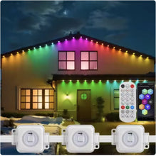 Éclairage décoratif extérieur intelligent à LED RVB étanche pour avant-toit