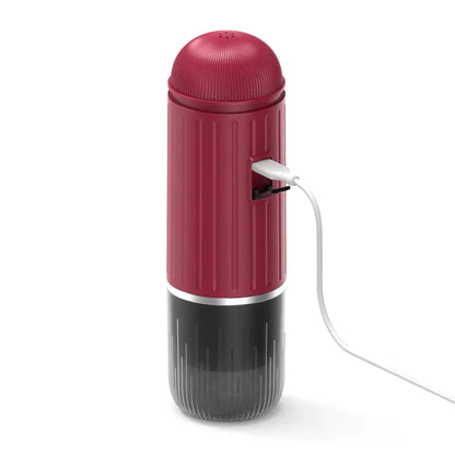 Compact Wireless Capsule Coffee Maker for Car Use