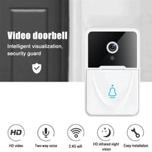 Sonnette intelligente sans fil avec interphone, caméra vidéo, carillon, anneau de porte