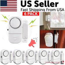 6 PCS WIRELESS Home Fenster Tür Einbrecher Sicherheit ALARM System Magnetische Sensor 