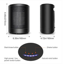 Mini-Heizgerät mit einstellbarem Thermostat