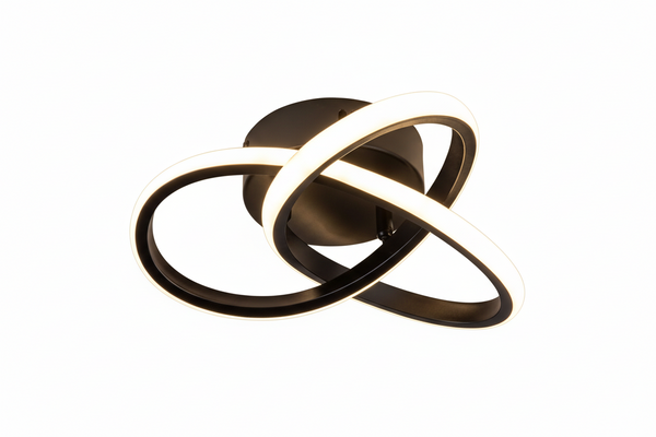 24W LED Modern Ceiling Light with Remote, Dimmable 3000-6000K