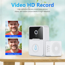 Sonnette de sécurité sans fil intelligente WiFi, interphone, caméra vidéo, sonnette de porte, carillon