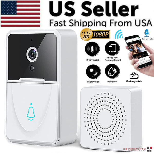 Drahtlose Sicherheit WiFi Smart Türklingel Intercom Video Kamera Glocke Chime Tür Ring