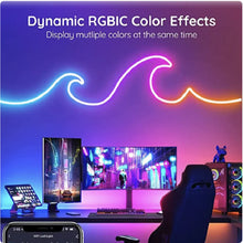 Bande lumineuse LED intelligente WiFi au néon avec motif graffiti en silicone