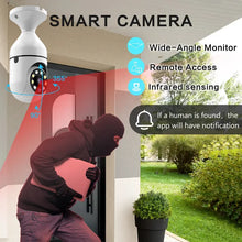2-Pack 1080P Wi-Fi Light Bulb Security Camera – 360°