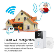 Sonnette de sécurité sans fil intelligente WiFi, interphone, caméra vidéo, sonnette de porte, carillon