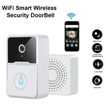 Sonnette de sécurité sans fil intelligente WiFi, interphone, caméra vidéo, sonnette de porte, carillon