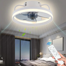 Industrial Style LED Ceiling Fan Light Fixture
